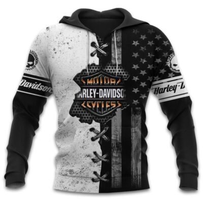 Motorcycle All Over Printed Clothes HD030402 - Normal Hoodie, S
