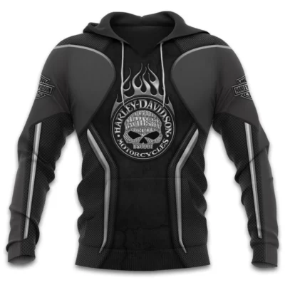 Motorcycle All Over Printed Clothes HD070405 - Normal Hoodie, S