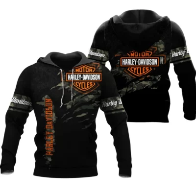 Motorcycle All Over Printed Clothes HD060701 - Normal Hoodie, S
