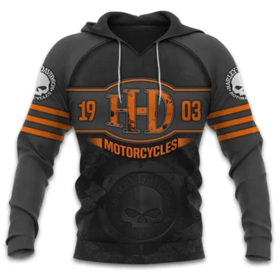 Motorcycle All Over Printed Clothes HD190801 - Normal Hoodie, S
