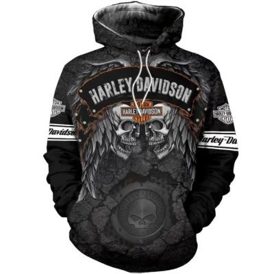 Motorcycle All Over Printed Clothes HD118 - Normal Hoodie, S