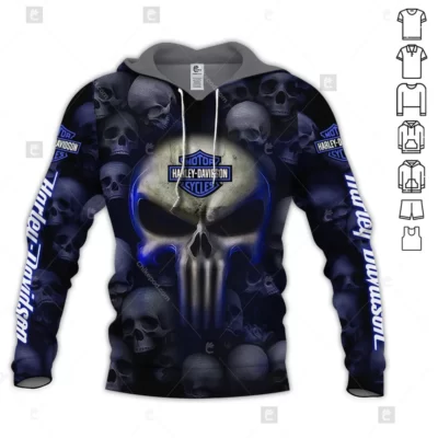 Motorcycle All Over Printed Clothes DH181105 - Normal Hoodie, S