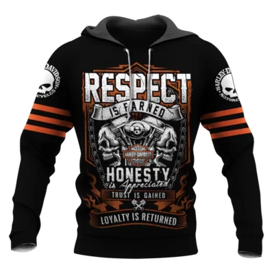 Motorcycle All Over Printed Clothes DH121213 - Normal Hoodie, S