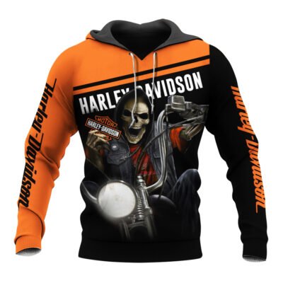 Motorcycle All Over Printed Clothes DH180210 - Normal Hoodie, S