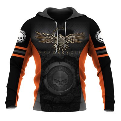 Motorcycle All Over Printed Clothes DH180213 - Normal Hoodie, S