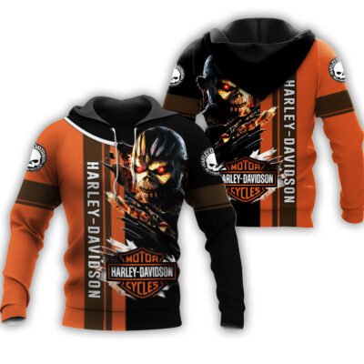 Motorcycle All Over Printed Clothes DH180216 - Normal Hoodie, S