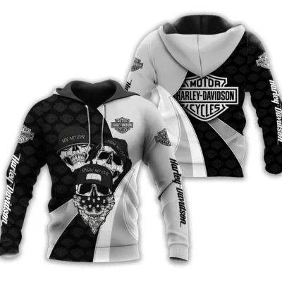 Motorcycle All Over Printed Clothes DH180403 - Normal Hoodie, S