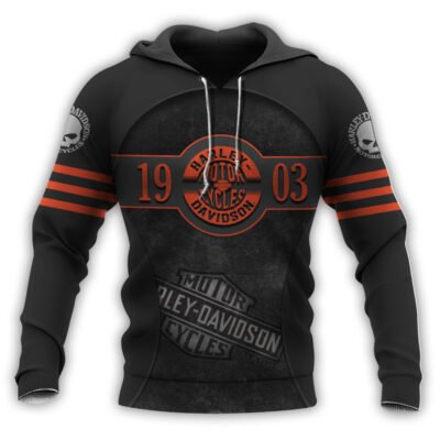 Motorcycle All Over Printed Clothes DH140120 - Normal Hoodie, S