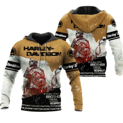 Motorcycle All Over Printed Clothes HD100604 - Normal Hoodie, S