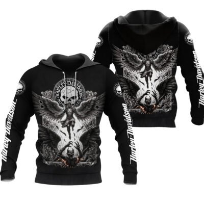 Motorcycle All Over Printed Clothes HD100603 - Normal Hoodie, S