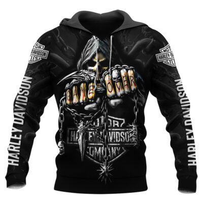 Motorcycle All Over Printed Clothes HD100605 - Normal Hoodie, S