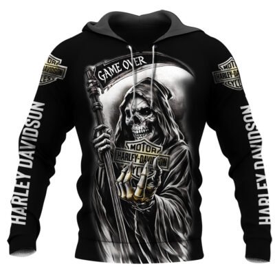 Motorcycle All Over Printed Clothes HD100607 - Normal Hoodie, S