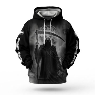 Motorcycle All Over Printed Clothes HD100608 - Normal Hoodie, S