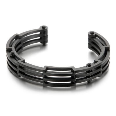 Iron Frame Cuff - Black