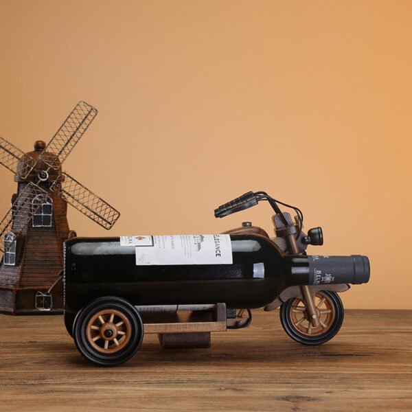 Alternative view of Vintage Wooden Cruiser Wine Rack