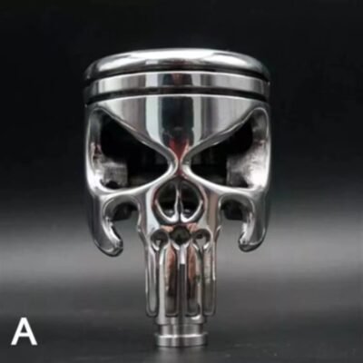 Iron Skull Piston Gear Knob - Shift Selector Type A