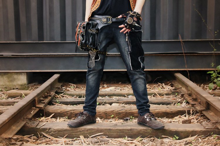 Steampunk Nomad Thigh Bag - Image 6