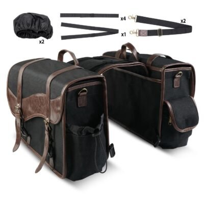 Wild West Explorer Saddlebags - Black