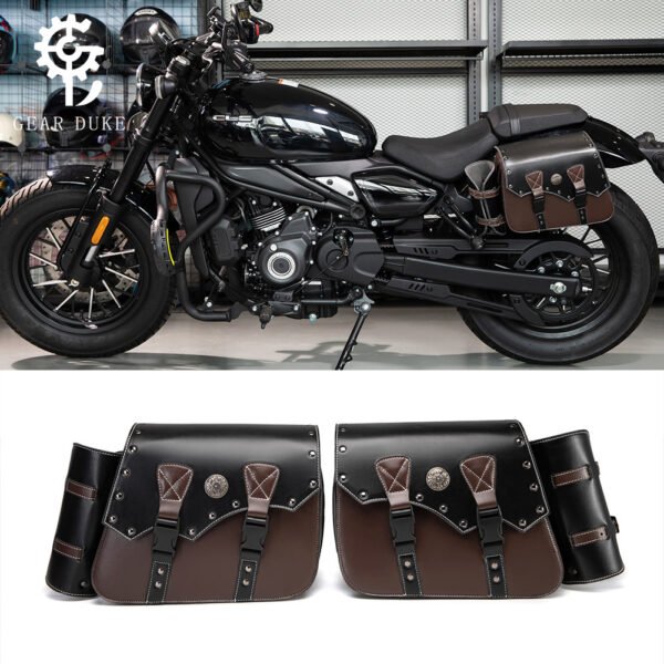The Iron Heritage Two-Tone Saddlebags