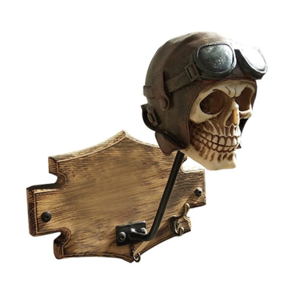 Alternative view of Skull Helmet Rack Wall Mount