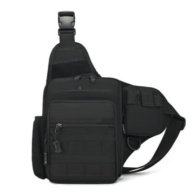 The Iron Nomad Tactical Chest Rig - Black, Free Size