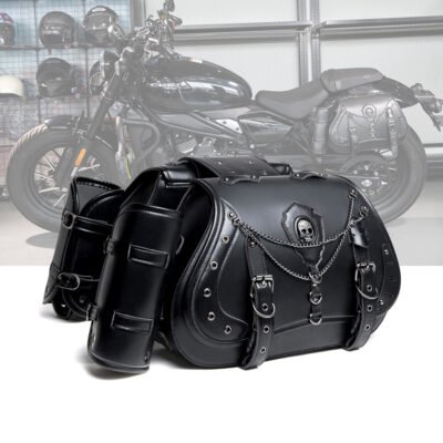 The Midnight Archangel Saddlebag - FBG340BK Pairs