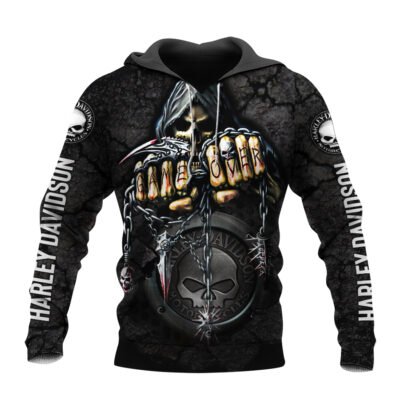 Motorcycle All Over Printed Clothes HD100619 - Normal Hoodie, S
