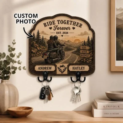 Custom Shape Wood Key Holder CS011003 - 11