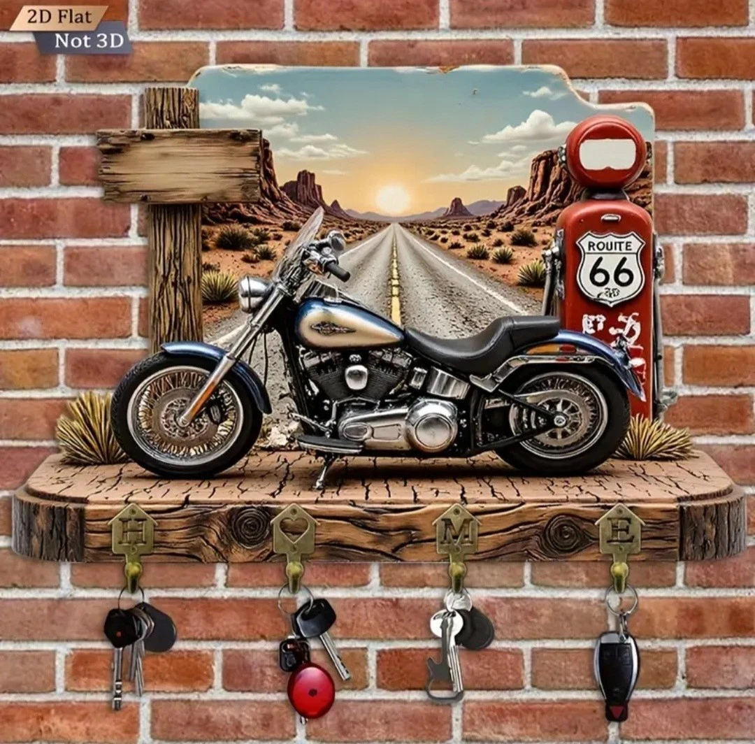 Custom Shape Wood Key Holder CS011008 - Image 2