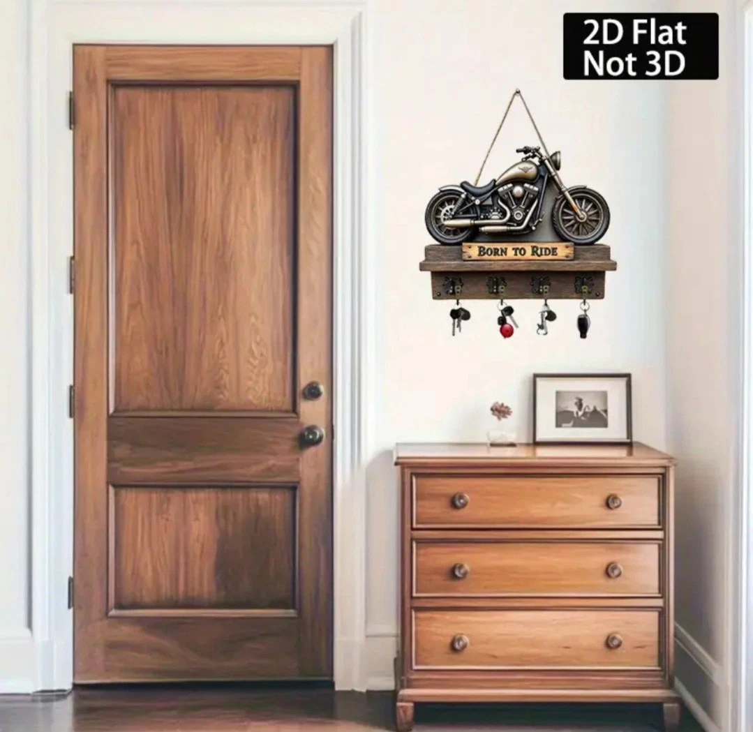 Custom Shape Wood Key Holder CS011007 - Image 2