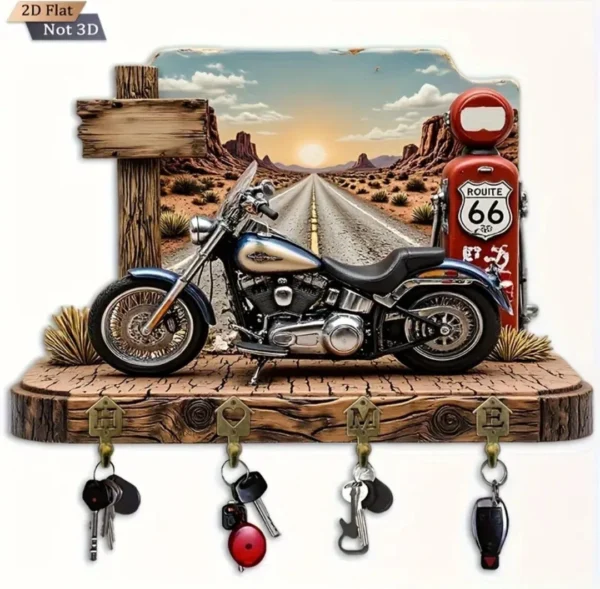 Custom Shape Wood Key Holder CS011008