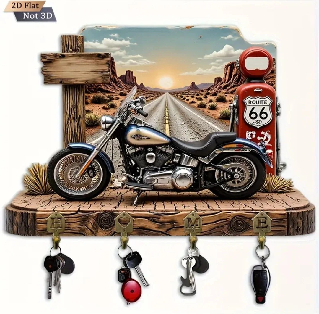 Custom Shape Wood Key Holder CS011008