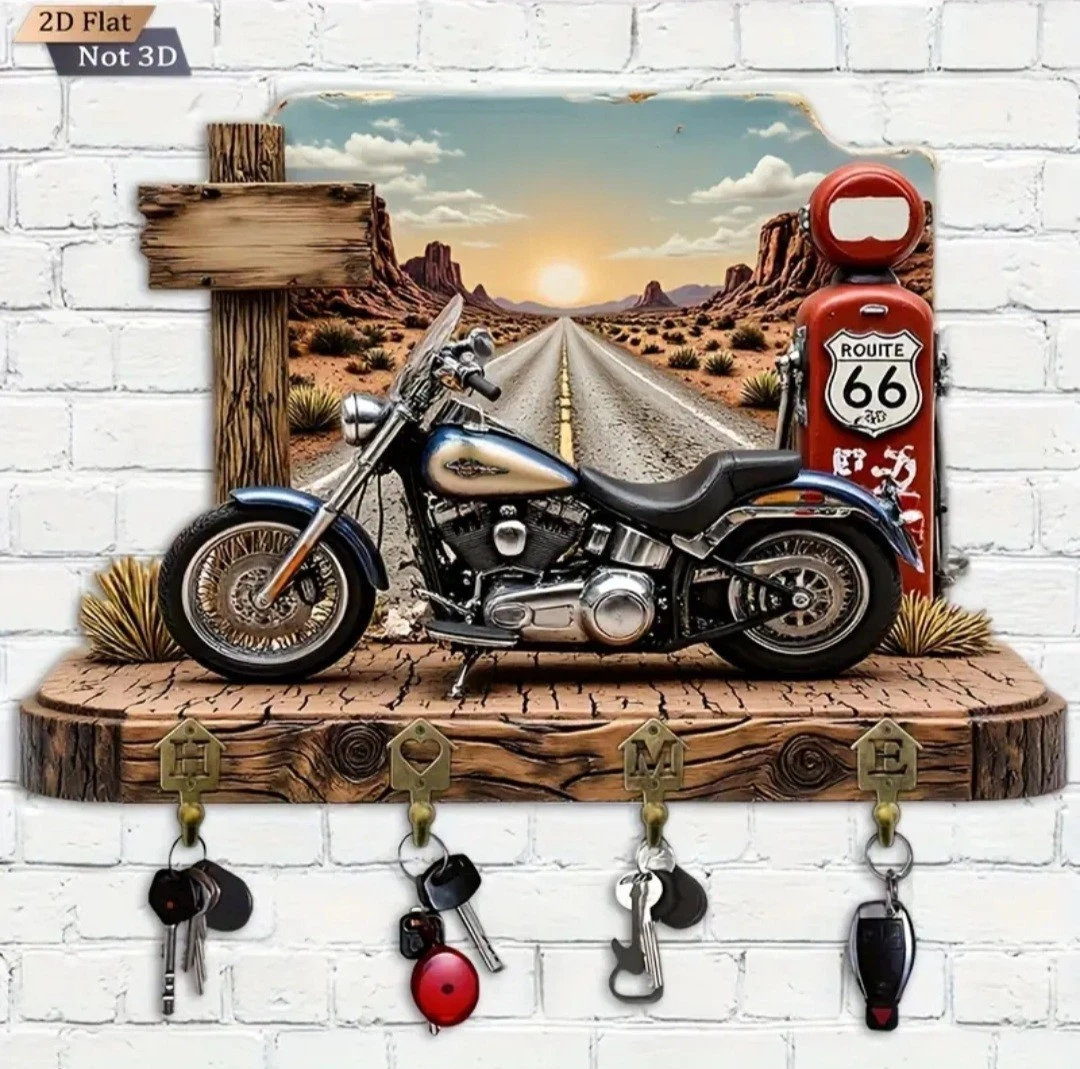 Custom Shape Wood Key Holder CS011008 - Image 3