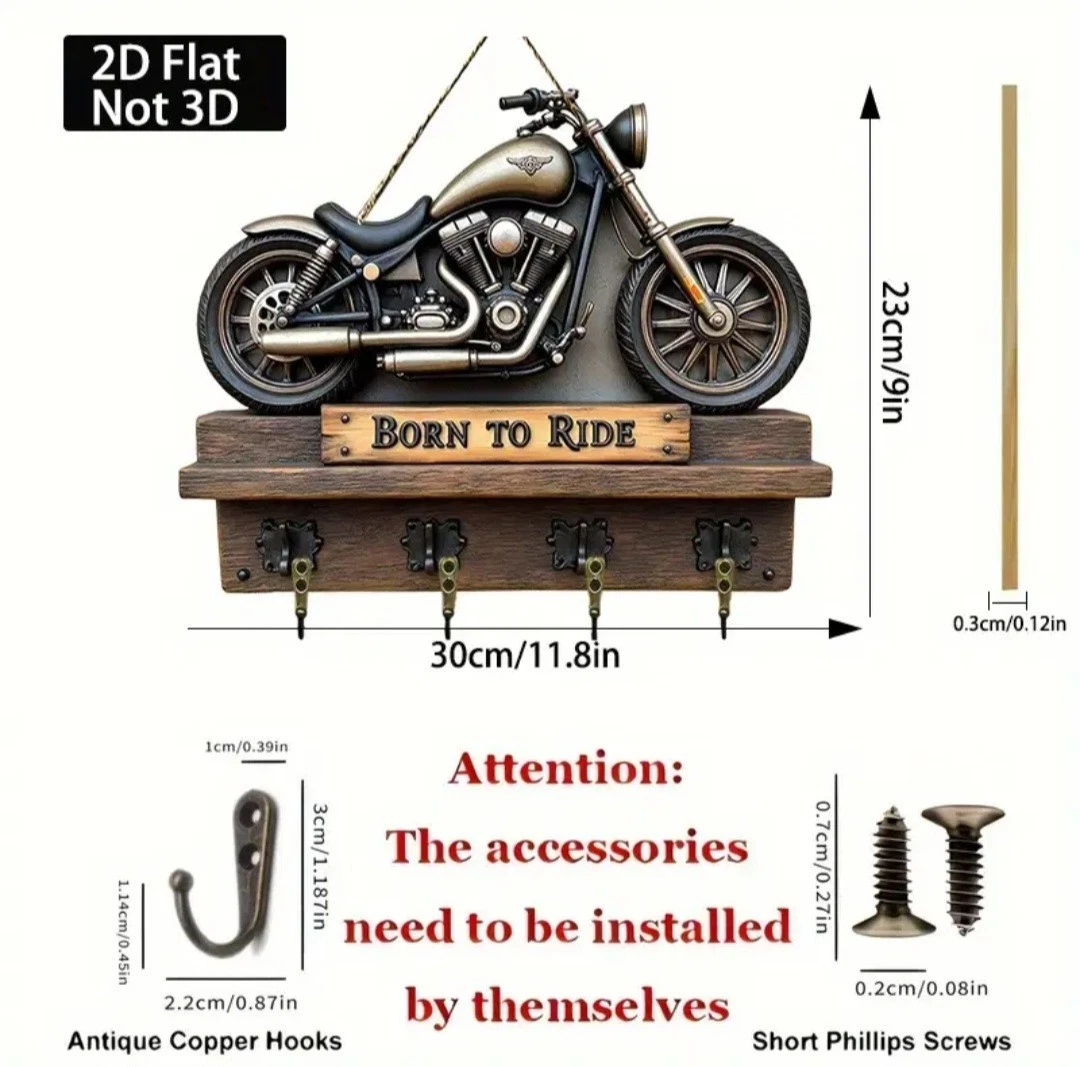 Custom Shape Wood Key Holder CS011007 - Image 4