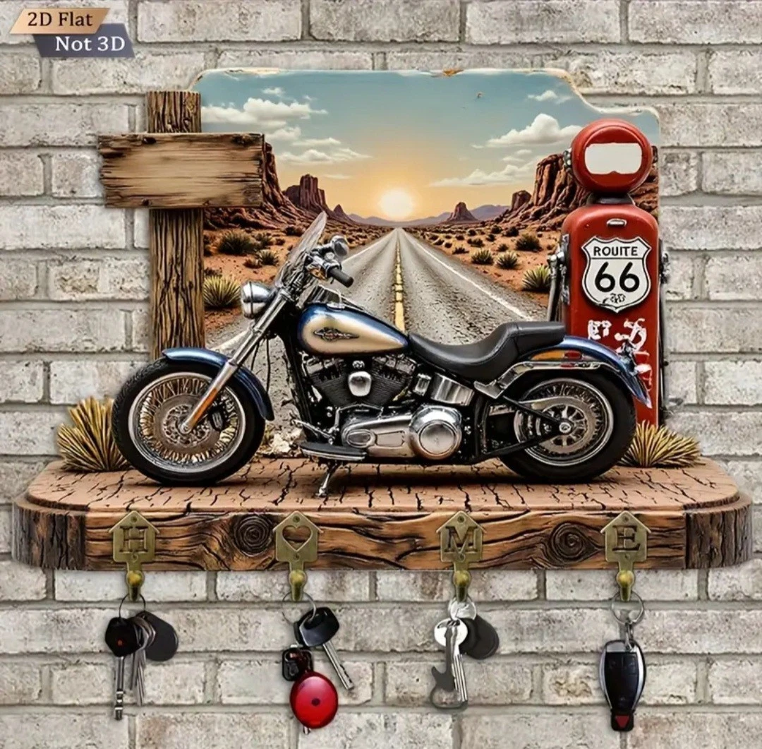 Custom Shape Wood Key Holder CS011008 - Image 5
