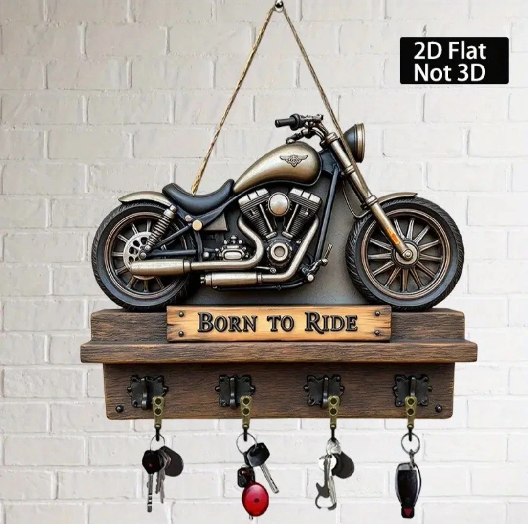 Custom Shape Wood Key Holder CS011007